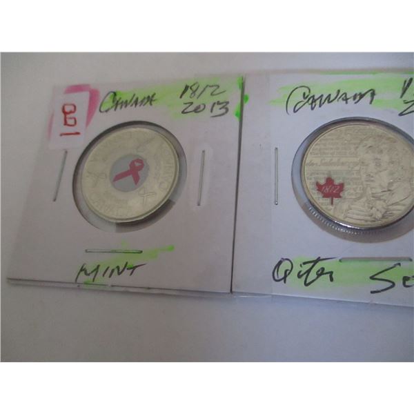 2012 - 2013 MINT CANADA QUARTER SET