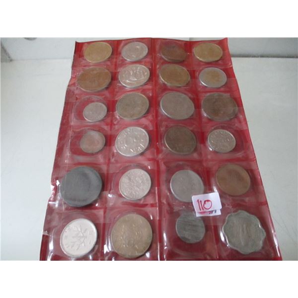 LOT OF 24 WORLD COLLECTABLE COINS