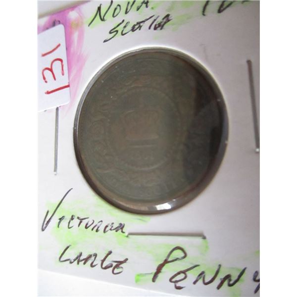 1861 NOVA SCOTIA VICTORIAN LARGE PENNY