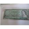 Image 1 : 1954 CANADA $1 BILL