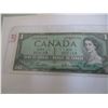 Image 2 : 1954 CANADA $1 BILL
