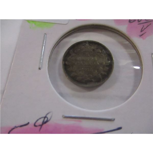 1916? CANADA KGV SILVER FIVE CENT