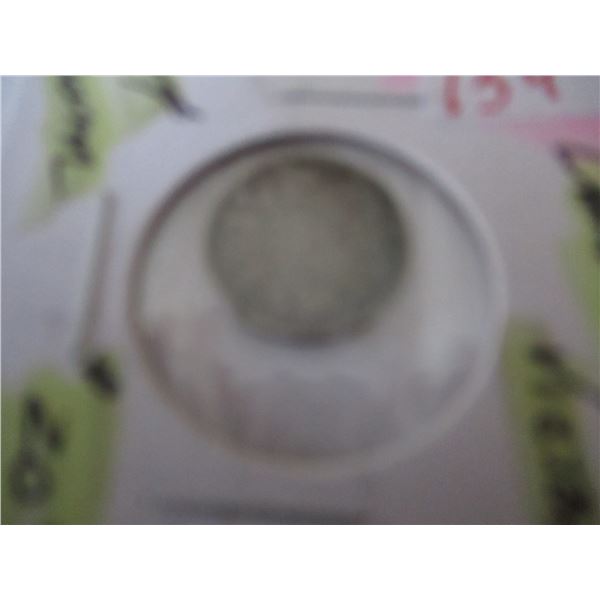 1901 CANADA VICTORIAN SILVER FIVE CENT