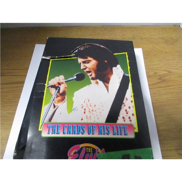 COLLECTABLE:  BOX C/W ELVIS CARDS