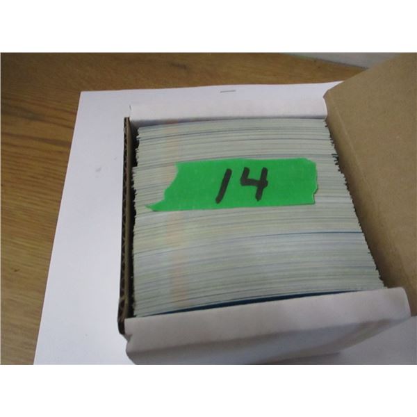 COLLECTABLE:  BOX C/W MIB BASEBALL CARDS