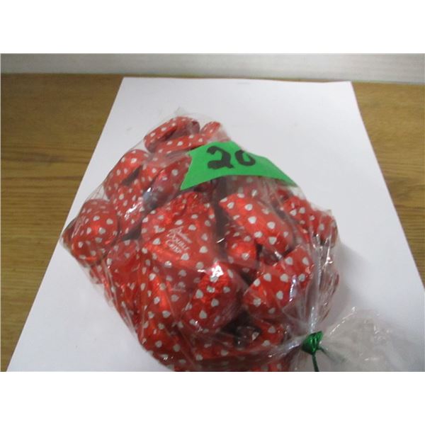 WRAPPED VALENTINES DAY CHOCOLATES (1 LB) - BAG