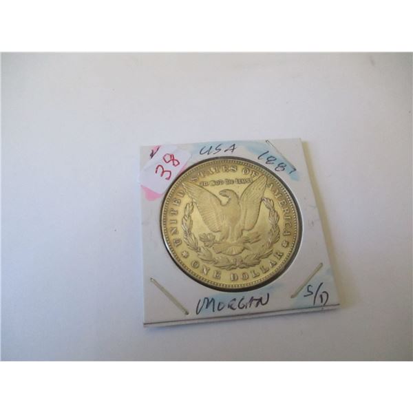 1881 USA MORGAN SILVER DOLLAR