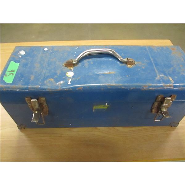 TOOLBOX C/W ELECTRIC & VARIOUS ITEMS