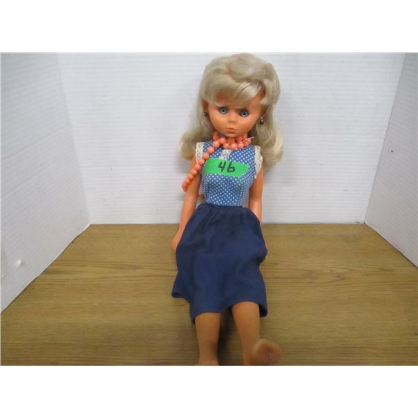 DOLL C/W BLUE DRESS