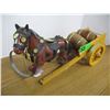 Image 1 : COLLECTABLE:  HORSE, CART 
