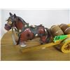 Image 3 : COLLECTABLE:  HORSE, CART 