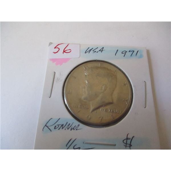 1971 KENNEDY USA HALF DOLLAR