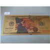 Image 2 : 2024 PRESIDENT TRUMP 999 GOLD SHIELD DOLLAR (NOT LEGAL TENDER)