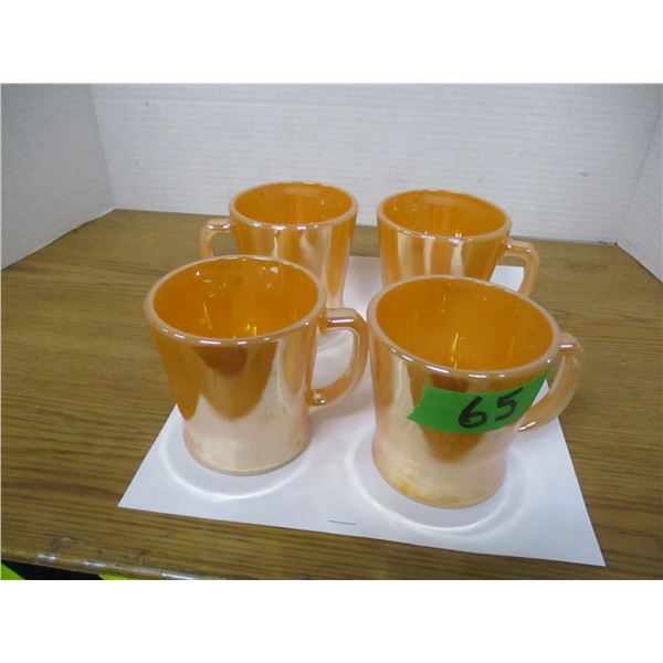 COLLECTABLE:  4 ANCHOR HOCKING CUPS