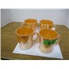 Image 1 : COLLECTABLE:  4 ANCHOR HOCKING CUPS