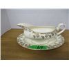 Image 1 : COLLECTABLE:  MYOTT ENGLISH GRAVY BOAT & TRAY