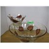 Image 1 : VINTAGE:  CHIP & DIP BOWL SET