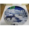 Image 1 : COLLECTABLE:  1974 CHRISTMAS PLATE "THE MOOSE" BY PROWSE