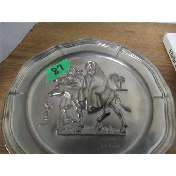 COLLECTABLE:  1974 SPECIAL EDITION PLATE "FLIGHT INTO EGYPT" BY JANET ROBSON