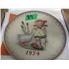 Image 1 : COLLECTABLE:  1974 ANNUAL PLATE (MJ HUMMEL)