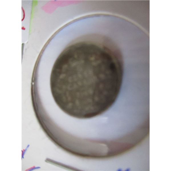 1906 CANADA KING EDWARD VII SILVER FIVE CENT