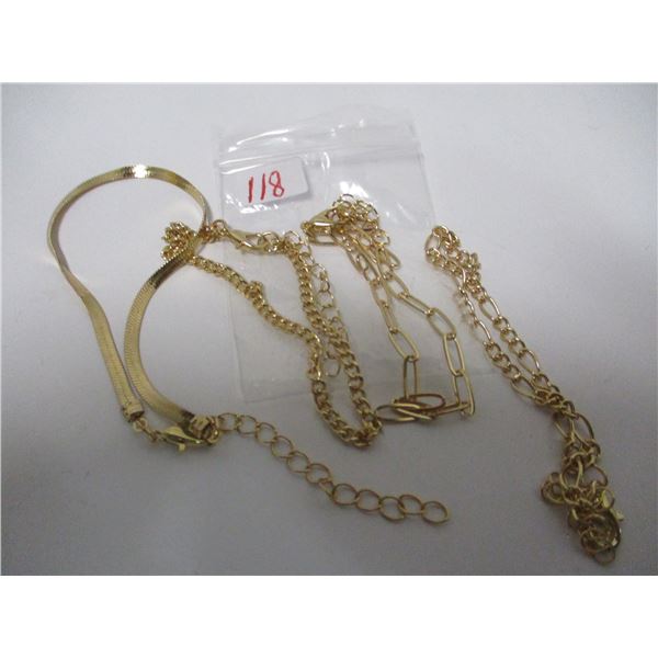 APPROX. 6" GOLDTONE BRACELET