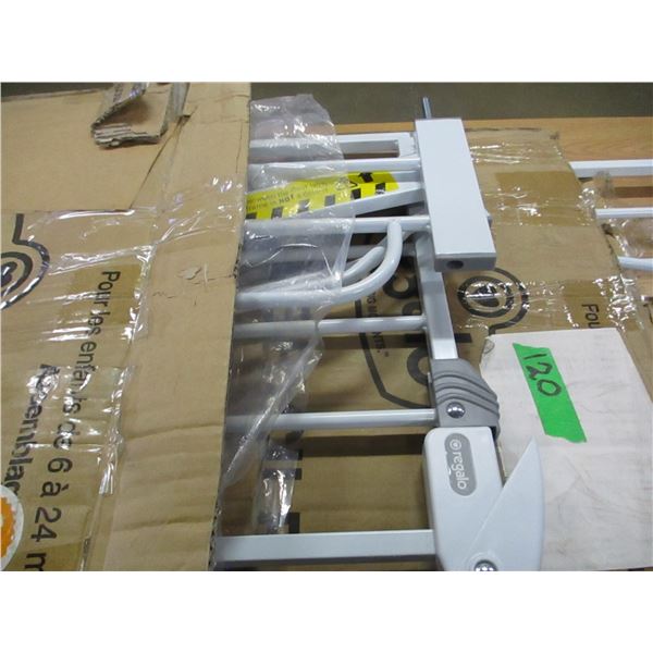 2 METAL SAFETY GATES (FITS OPENINGS 29" - 38.5" X 30" HIGH)