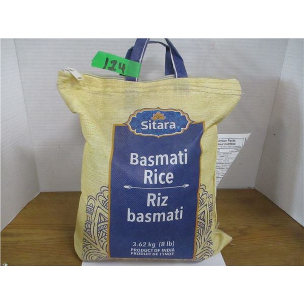 SHELF PULLS (AS IS):  BASMATI RICE (8 LBS) - BAG