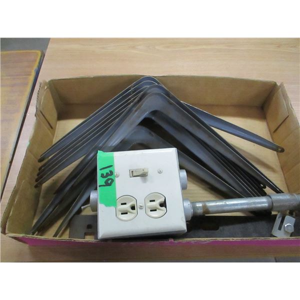 ELECTRICAL BOX, SHELF BRACKETS