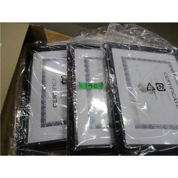 BOX C/W PICTURE FRAMES