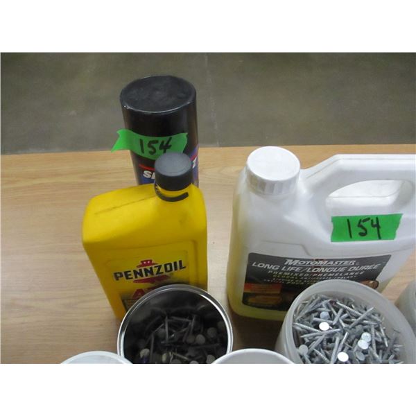 PART JUG PREMIX ANTIFREEZE, ATF OIL, CARB CLEANER, TIRE CLEANER, HARDWARE