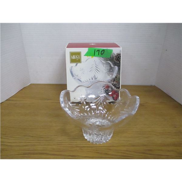 MIKASA CRYSTAL BOWL