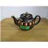 Image 1 : COLLECTABLE:  MADE IN ENGLAND LBA TEAPOT (DARK BROWN C/W DESIGN)
