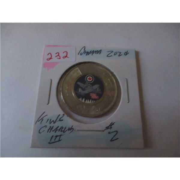 2024 CANADA KING CHARLES III $2 COIN