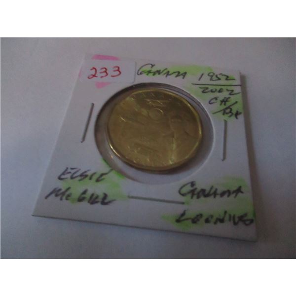 1952 - 2002 CH/BU ELSIE MCGILL CANADA LOONIE