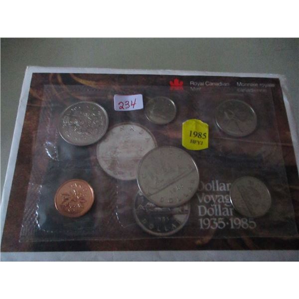 1985 PROOF CANADA MINT SEALED COIN SET