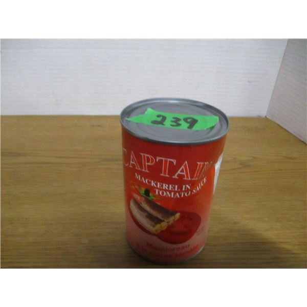 SHELF PULLS (AS IS):  CAPTAIN MACKEREL IN TOMATO SAUCE (425G) - 3 CANS