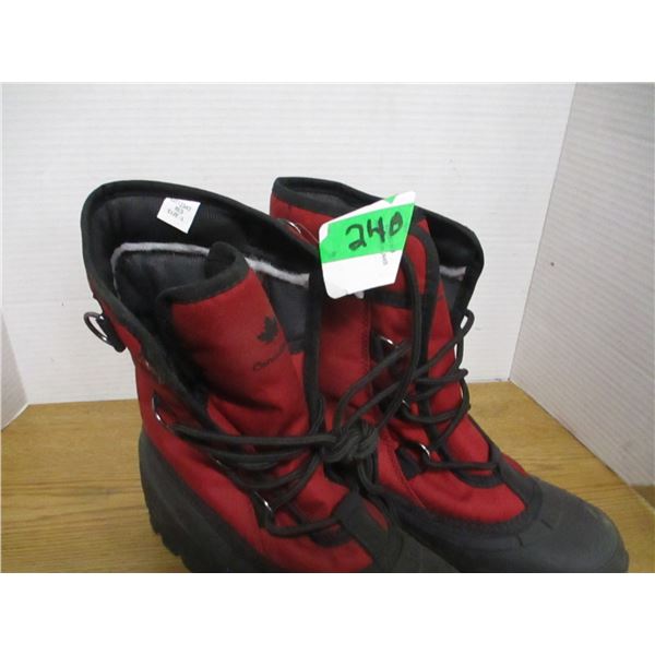 FREIGHT DAMAGE (AS IS):  KID'S SNOW BOOTS (SIZE 6)