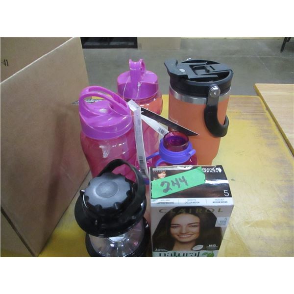 FREIGHT DAMAGE (AS IS):  BOX C/W ASSORTED MUGS