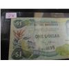 Image 4 : 2001 CENTRAL BANK OF BAHAMAS $1 BANK NOTE