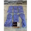 Image 1 : 6 Pairs Cleaning Rubber Gloves - Purple