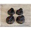 Image 1 : Lot of 4 Gray Stove Top Knobs