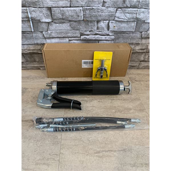 JEAWIWI 7000 PSI Heavy Duty Grease Gun
