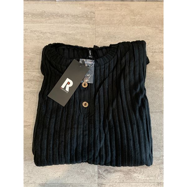 PrinzStory Womens  Pajama Set - Black - XL
