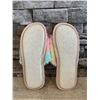 Image 3 : Rainbow Unicorn Slippers - Size Small