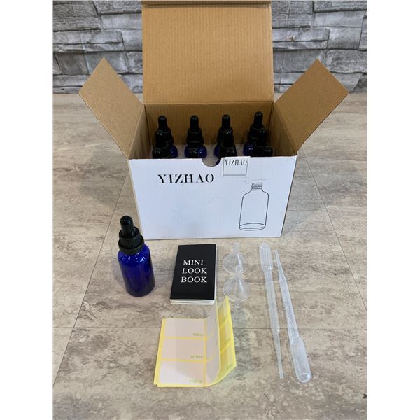 Yizhao 30ml Blue Dropper Bottle Pack - 12pcs
