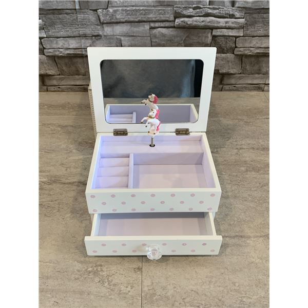 Art Lins Unicorn Jewelry Music Box
