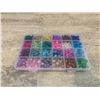 Image 1 : FAPUMOE 600pcs Crackle Glass Beads Set 8mm - 24 Colors