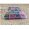 Image 2 : FAPUMOE 600pcs Crackle Glass Beads Set 8mm - 24 Colors