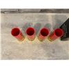 Image 2 : Set of 4 12 Guage Shotgun Shell Shot Glasses